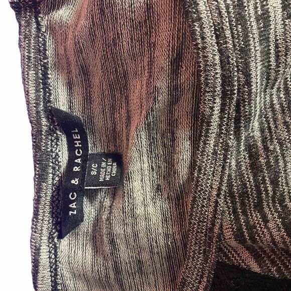 New With Tags Zach & Rachel asymmetrical tunic top size S - Picture 7 of 9